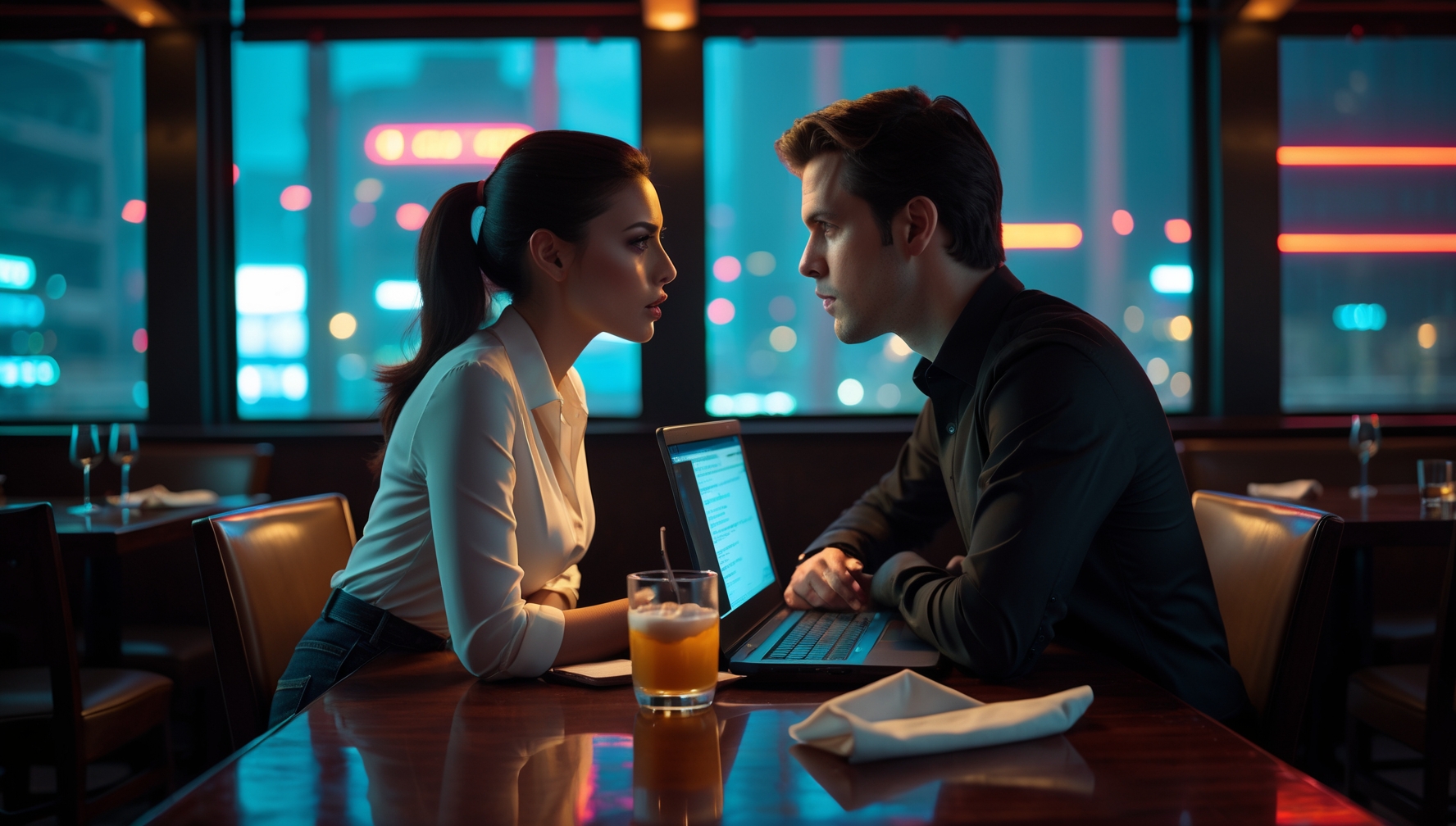 A Paranoid Tech Thriller Set During a First Date