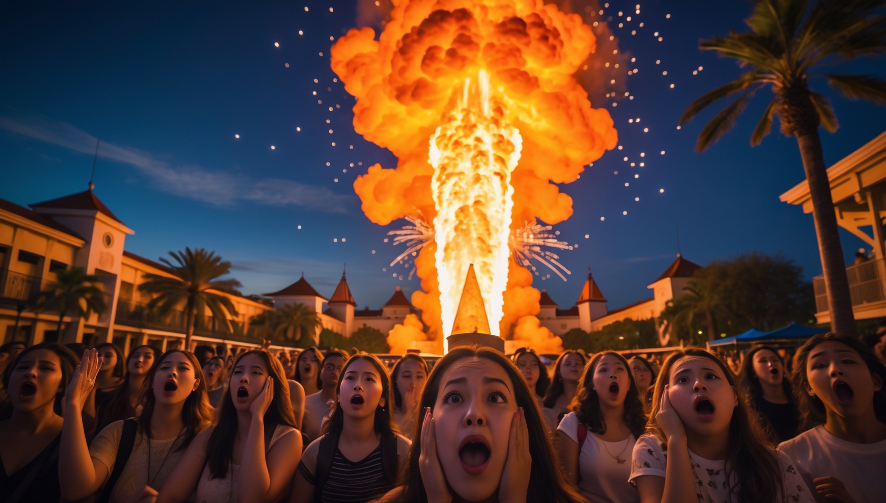 Watch fire break out at Epcot inside Disney World park: 'Oh my God!'